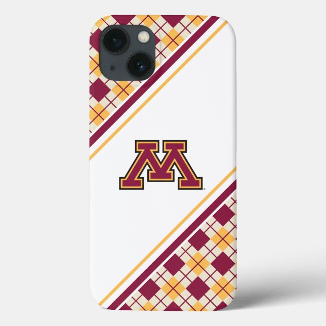 Minnesota Maroon & Gold M Case-Mate iPhone Case (Back)