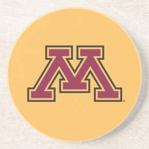 Minnesota Maroon & Gold M Coaster