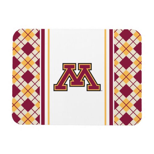 Minnesota Maroon  Gold M Magnet