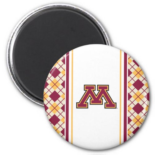 Minnesota Maroon  Gold M Magnet