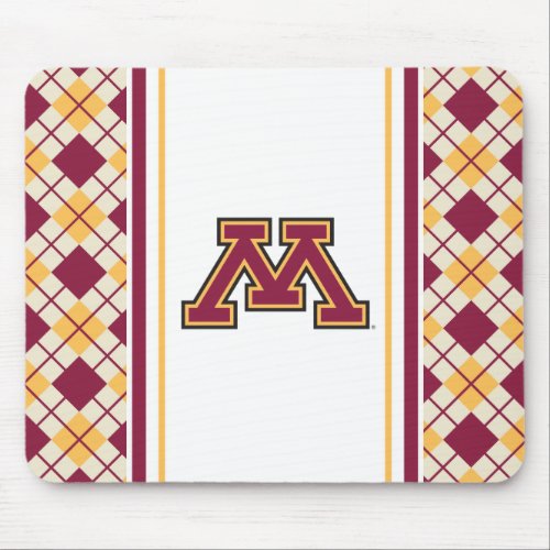 Minnesota Maroon  Gold M Mouse Pad