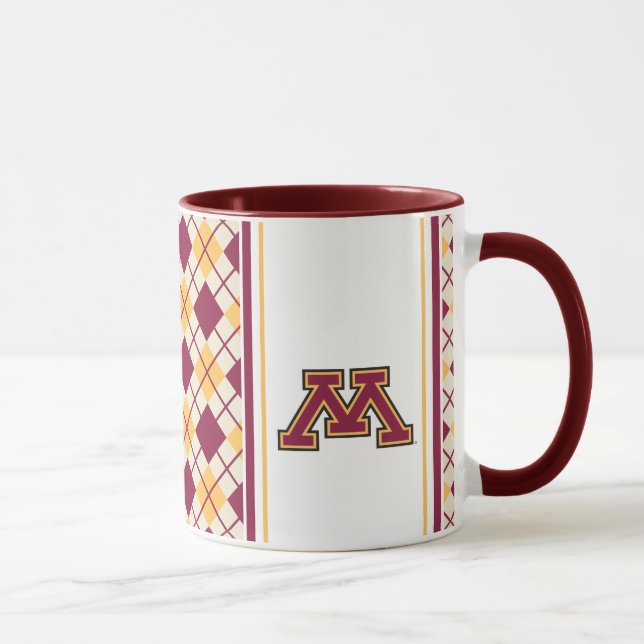 Minnesota Maroon & Gold M Mug (Right)