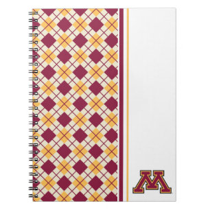 Minnesota Maroon & Gold M Notebook