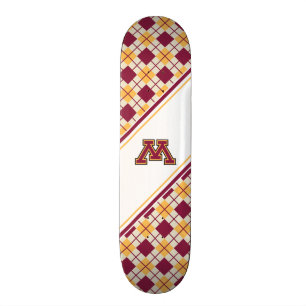 Minnesota Maroon & Gold M Skateboard Deck