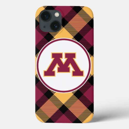 Minnesota Maroon M iPhone 13 Case