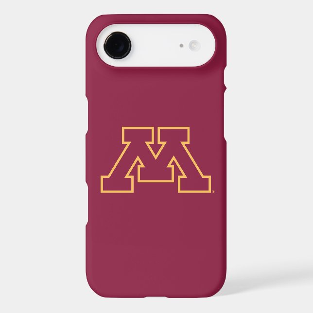 Minnesota Maroon M Case-Mate iPhone Case (Back)