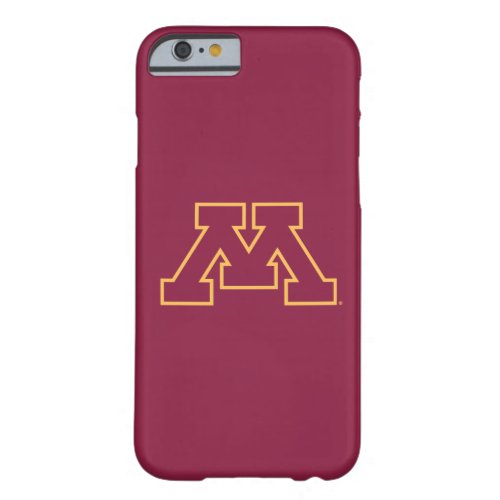Minnesota Maroon M Barely There iPhone 6 Case