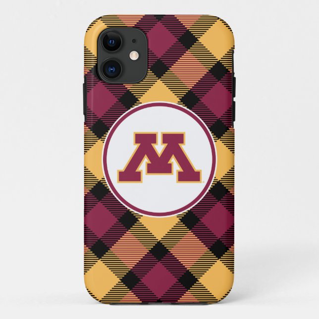 Minnesota Maroon M Case-Mate iPhone Case (Back)