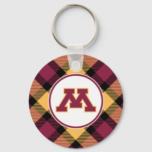 Minnesota Maroon M Keychain