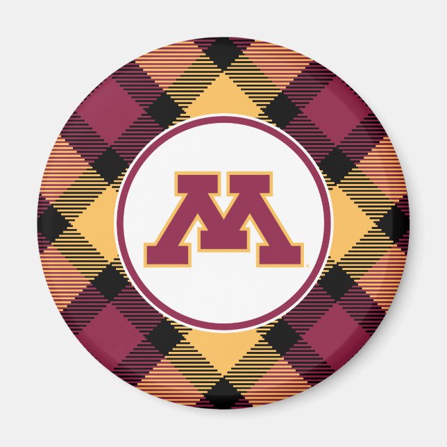 Minnesota Maroon M Magnet (Front)