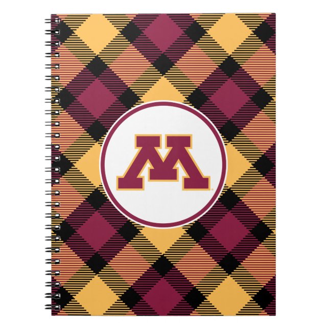 Minnesota Maroon M Notebook (Front)