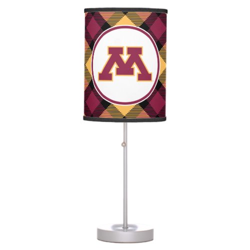 Minnesota Maroon M Table Lamp
