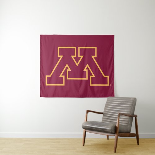 Minnesota Maroon M Tapestry