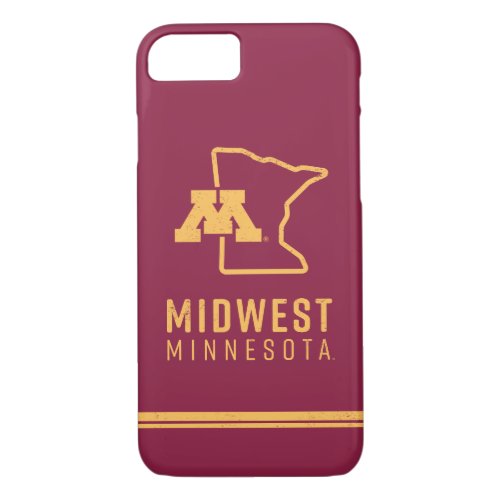 Minnesota  Midwest State iPhone 87 Case