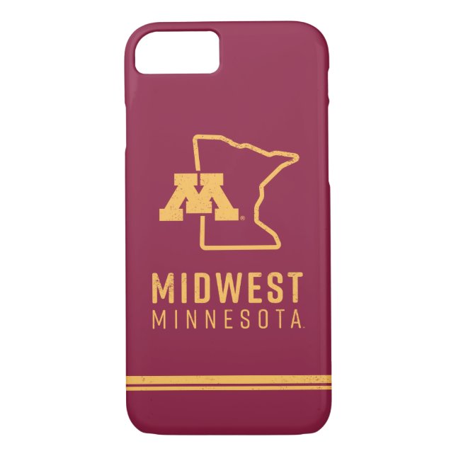 Minnesota | Midwest State Case-Mate iPhone Case (Back)