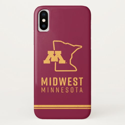 Minnesota  Midwest State iPhone X Case