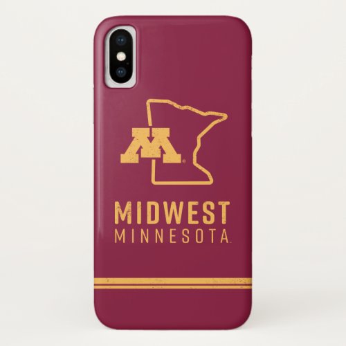Minnesota  Midwest State iPhone X Case