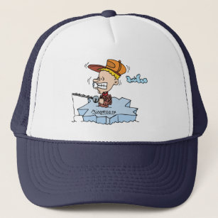 Ice Fishing Funny - Ice Fishing Gift - Baseball Caps sold by