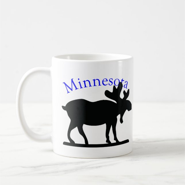 Minnesota Moose Coffee Mug (Left)