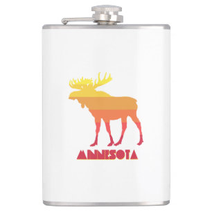 Minnesota Moose Flask