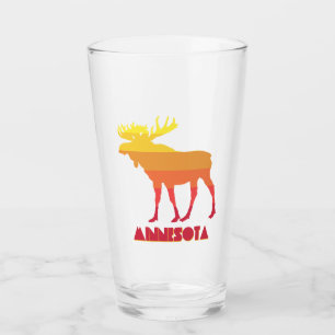 Minnesota Moose Glass