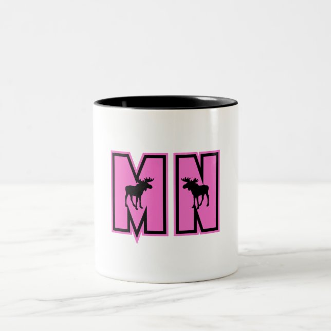 Minnesota Moose Two-Tone Coffee Mug (Center)