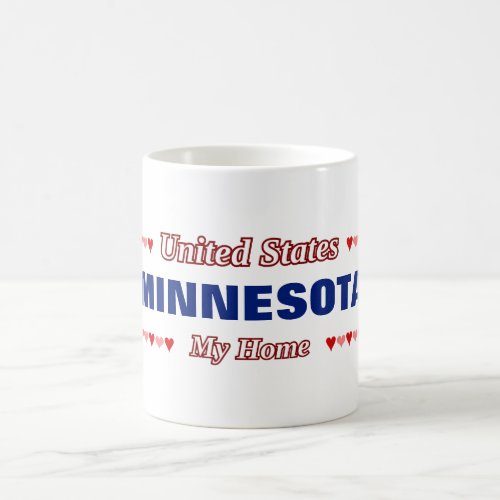 MINNESOTA _ My Home _ United States Hearts Coffee Mug