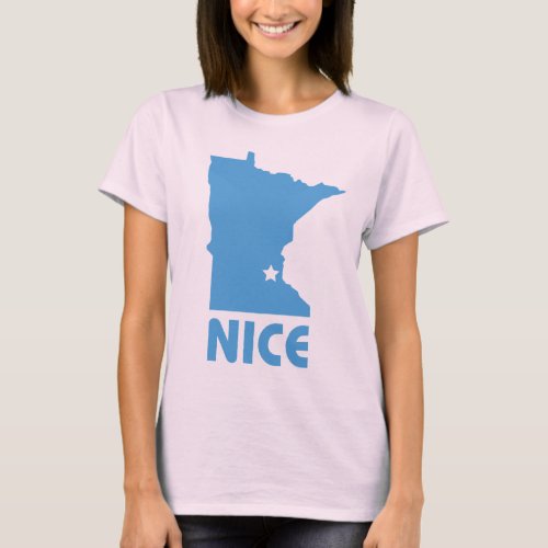 Minnesota Nice funny Ladies Organic T T_Shirt