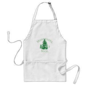 Minnesota Nice. Period! Adult Apron