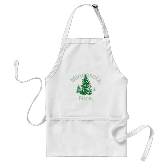 Minnesota Nice.  Period! Adult Apron (Front)