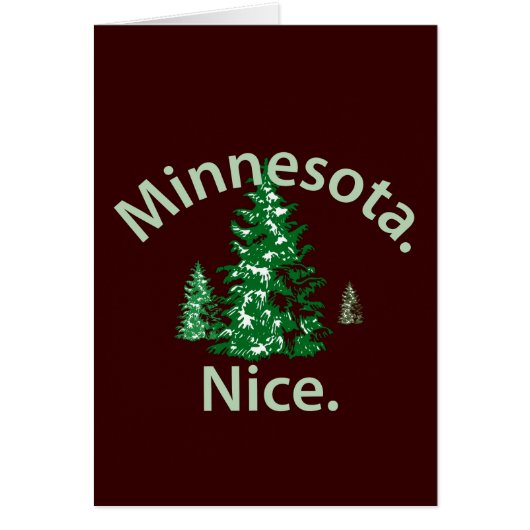 Minnesota Nice. Period! Cards (Front)