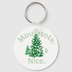 Minnesota Nice. Period! Keychain