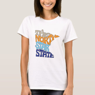 Minnesota Nickname Word Art T-Shirt