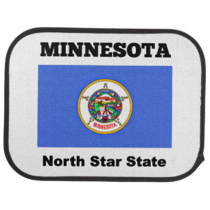 Minnesota, North Star State, Car Floor Mat