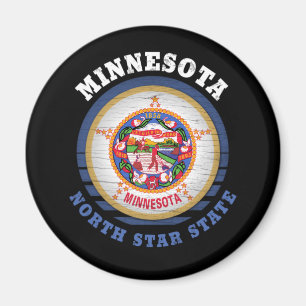 MINNESOTA NORTH STAR STATE FLAG MAGNET