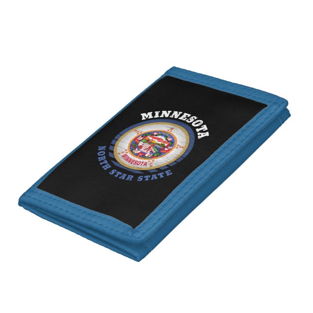 MINNESOTA NORTH STAR STATE FLAG TRIFOLD WALLET (Bottom)