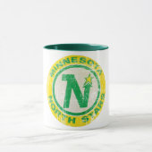 Minnesota North Stars Vintage Distressed Hockey Mug (Center)