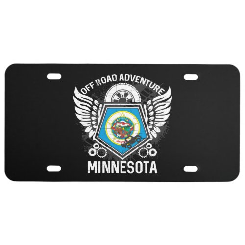 Minnesota Off Road Adventure 4x4 Trails Mudding License Plate