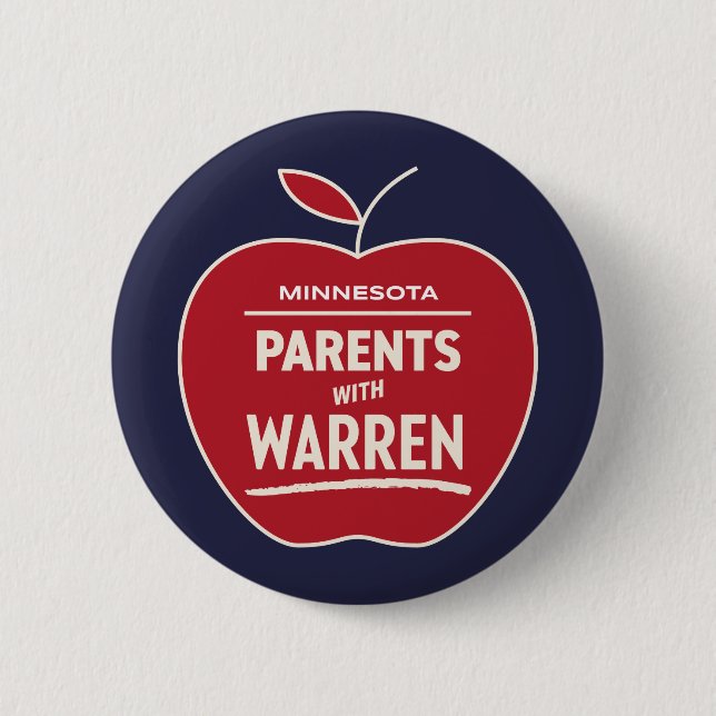 Minnesota Parents for Warren Button (Front)