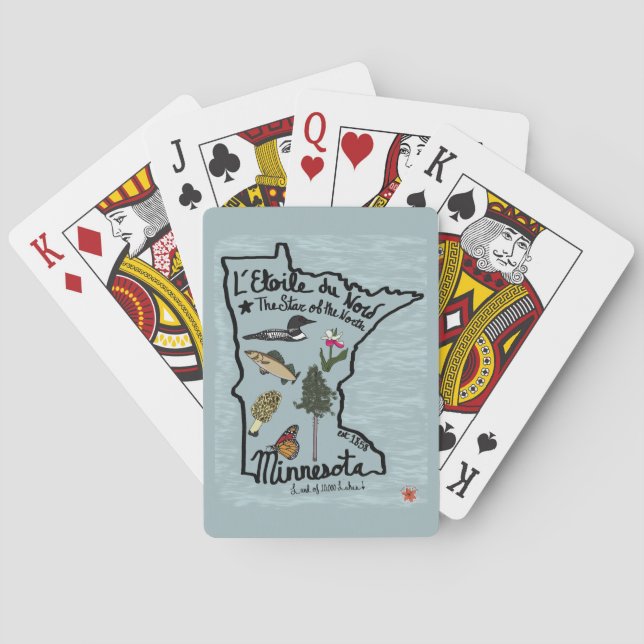 Minnesota Playing Cards (Back)
