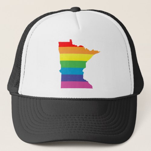 minnesota pride trucker hat