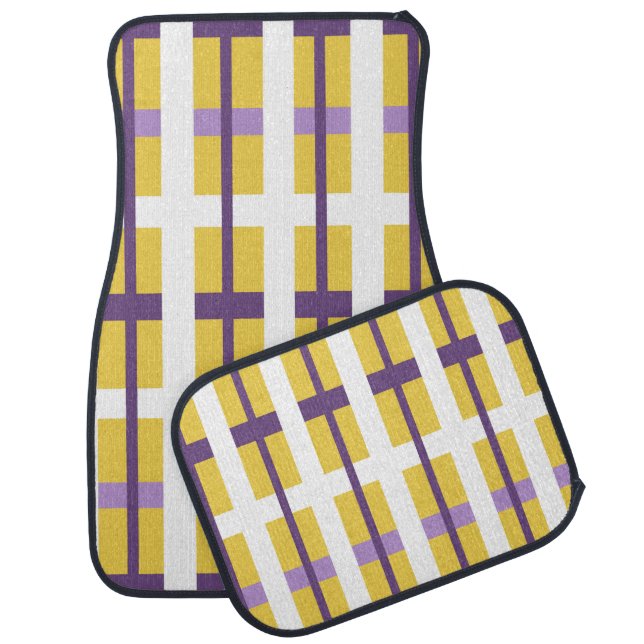 Minnesota Purple and Gold  Car Floor Mat (Set)