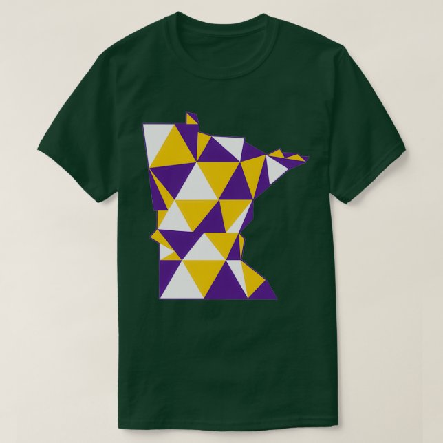 Minnesota Purple and Gold T-Shirt (Design Front)