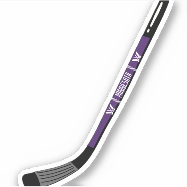 Minnesota PWHL Women's Hockey Stick Sticker (Front)