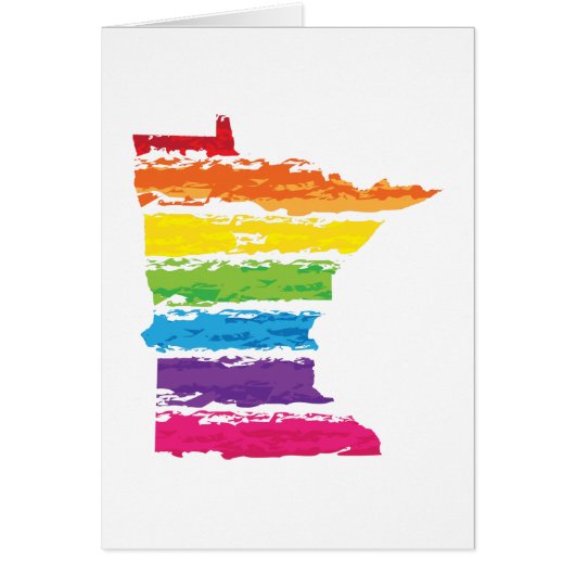 minnesota rainbow strokes cards (Front)