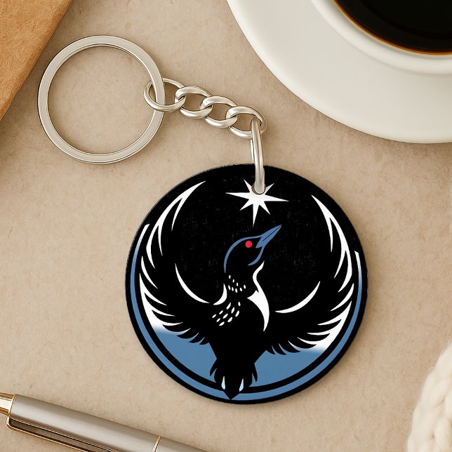 Minnesota Rebel Bird New State Flag Keychain (Creator Uploaded)