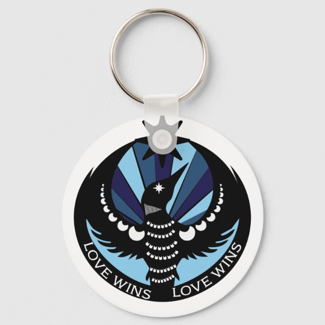 Minnesota Rebel Loon Keychain (Front)