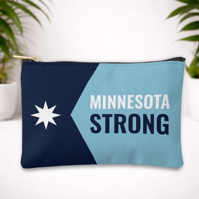 Minnesota Rebel New State Flag Accessory Pouch (Creator Uploaded)