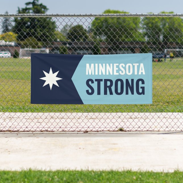 Minnesota Rebel New State Flag Banner (Insitu)