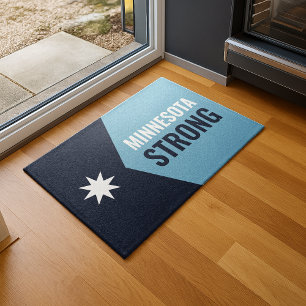 Minnesota Rebel New State Flag Doormat